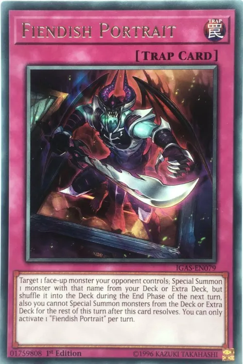 Fiendish Portrait - 1st Edition