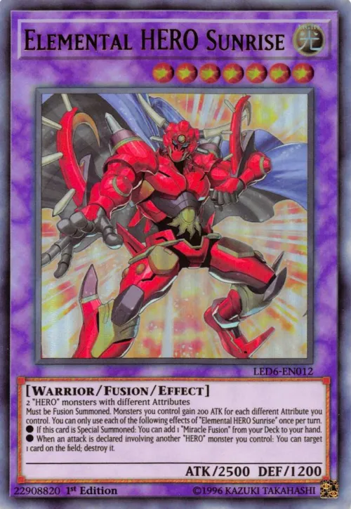 Elemental HERO Sunrise - 1st Edition