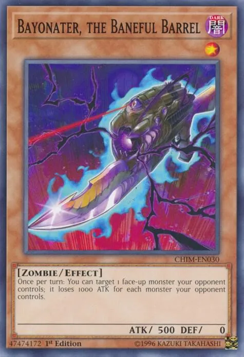 Bayonater, the Baneful Barrel - 1st Edition