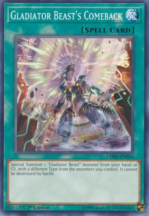 Gladiator Beast's Comeback - 1st Edition
