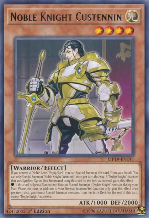 Noble Knight Custennin - 1st Edition