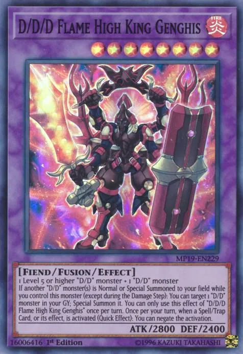 D/D/D Flame High King Genghis - 1st Edition