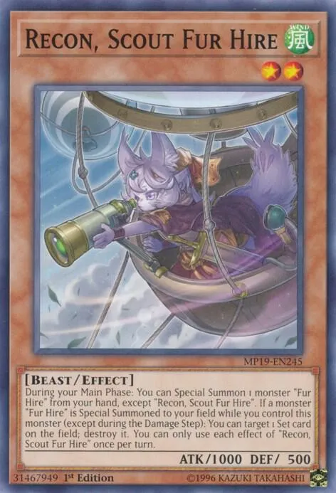 Recon, Scout Fur Hire - 1st Edition