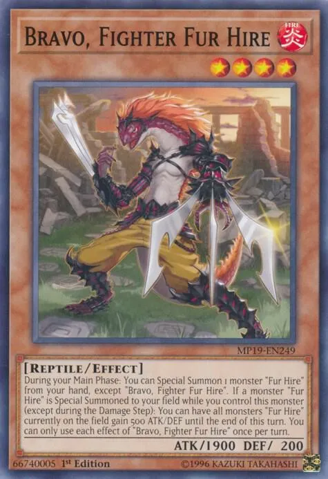 Bravo, Fighter Fur Hire - 1st Edition
