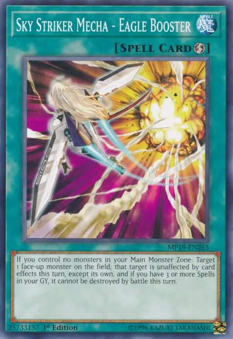 Sky Striker Mecha - Eagle Booster - Unlimited