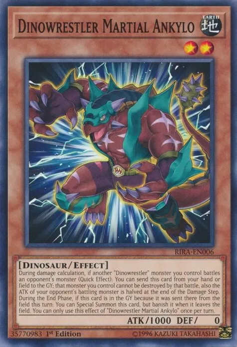 Dinowrestler Martial Ankylo - 1st Edition
