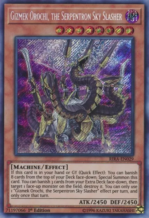 Gizmek Orochi, the Serpentron Sky Slasher - 1st Edition
