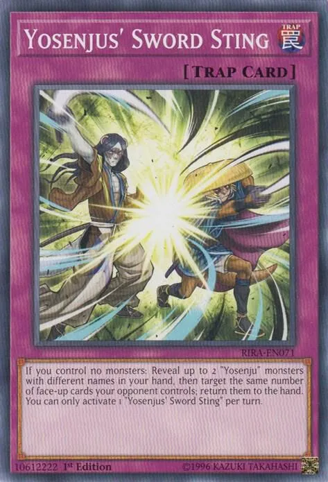 Yosenjus' Sword Sting - 1st Edition