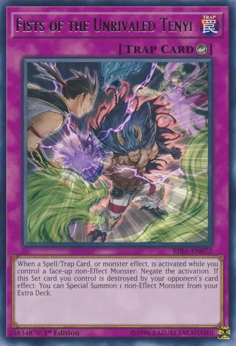 Fists of the Unrivaled Tenyi - 1st Edition