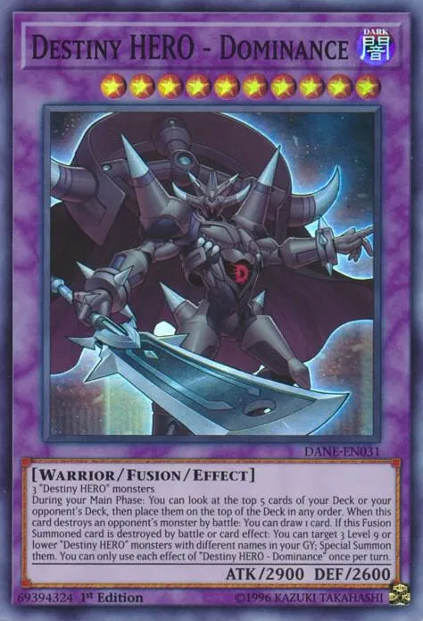 Destiny HERO - Dominance - 1st Edition