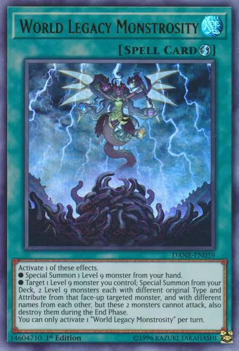 World Legacy Monstrosity - 1st Edition