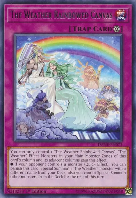 The Weather Rainbowed Canvas - Unlimited
