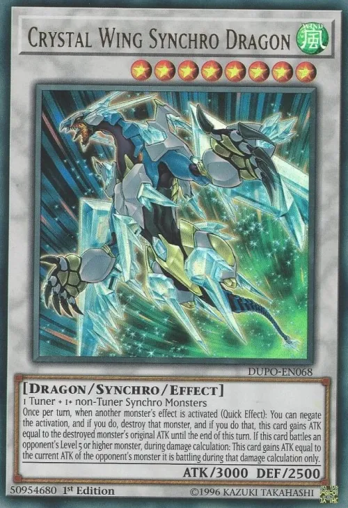Crystal Wing Synchro Dragon - 1st Edition