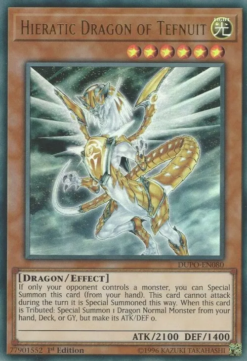 Hieratic Dragon of Tefnuit - 1st Edition