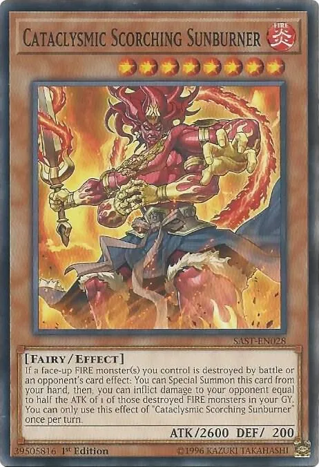 Cataclysmic Scorching Sunburner - 1st Edition
