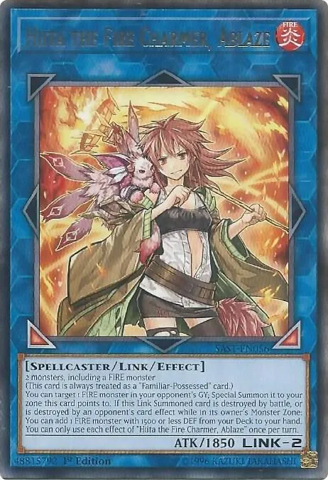 Hiita the Fire Charmer, Ablaze - 1st Edition