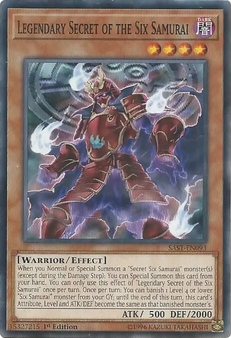 Legendary Secret of the Six Samurai - 1st Edition