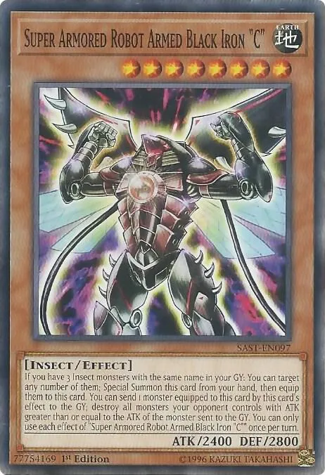 Super Armored Robot Armed Black Iron "C" - Unlimited