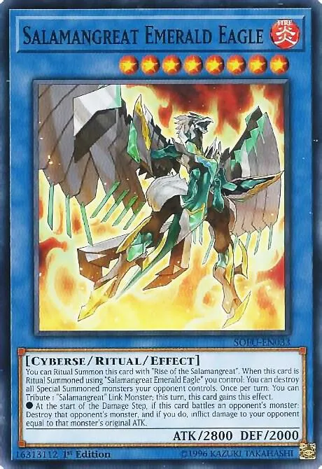 Salamangreat Emerald Eagle - 1st Edition