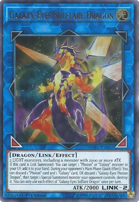 Galaxy-Eyes Solflare Dragon - 1st Edition