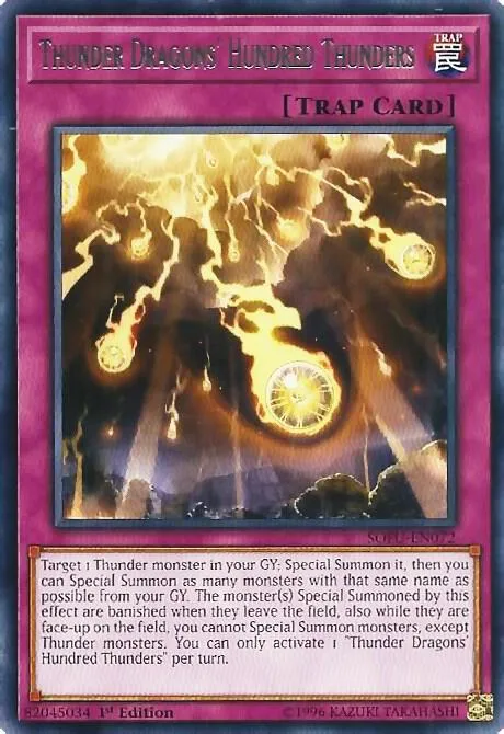 Thunder Dragons' Hundred Thunders - 1st Edition