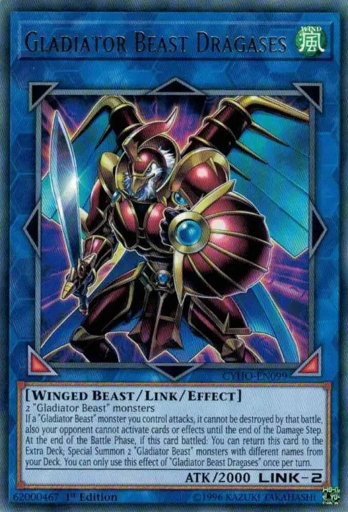 Gladiator Beast Dragases - 1st Edition