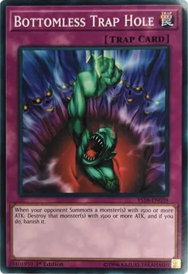 Bottomless Trap Hole