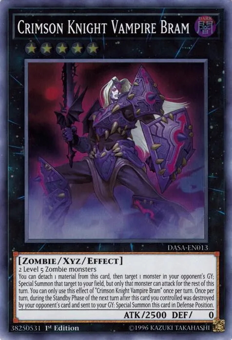 Crimson Knight Vampire Bram - 1st Edition