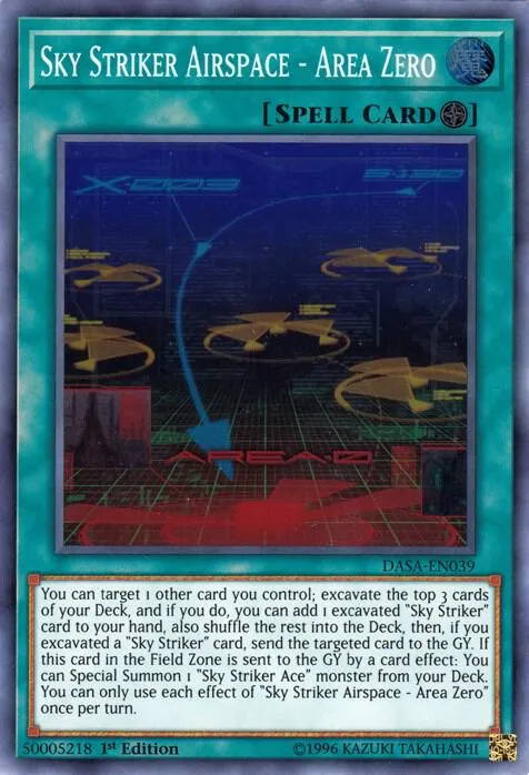Sky Striker Airspace - Area Zero - 1st Edition