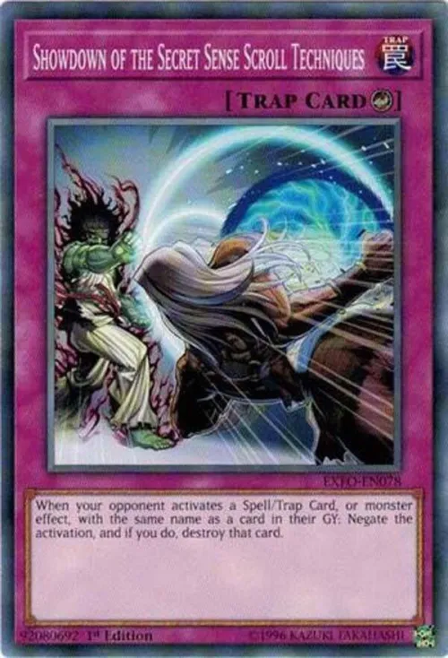 Showdown of the Secret Sense Scroll Techniques - 1st Edition