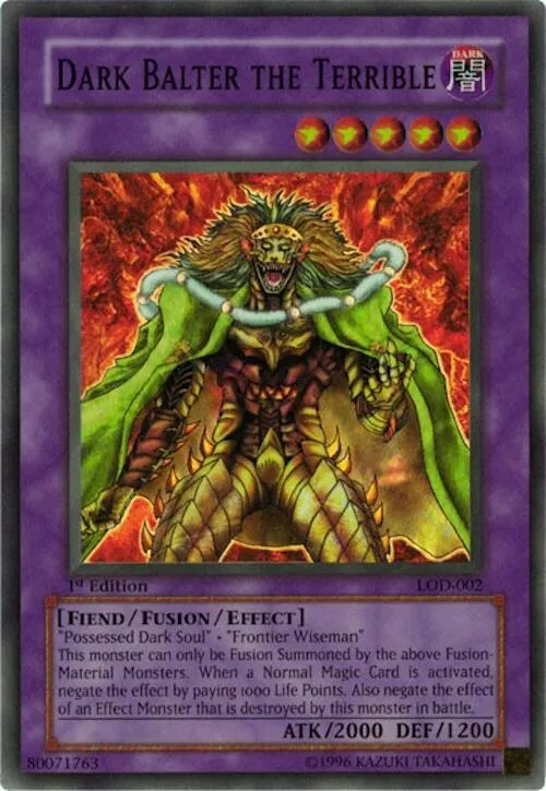 Dark Balter the Terrible - 1st Edition