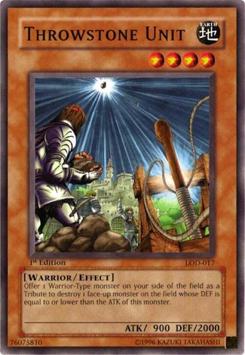Throwstone Unit - 1st Edition