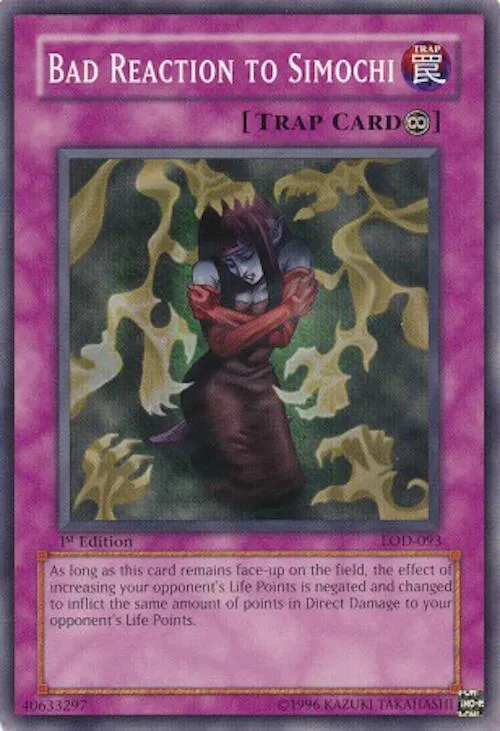 Bad Reaction to Simochi - 1st Edition