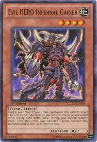 Evil HERO Infernal Gainer - 1st Edition
