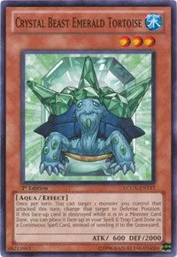 Crystal Beast Emerald Tortoise - 1st Edition