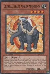 Crystal Beast Amber Mammoth - 1st Edition