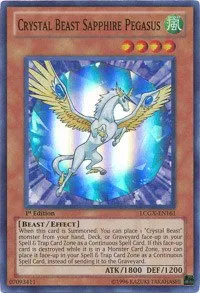 Crystal Beast Sapphire Pegasus - 1st Edition