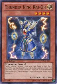 Thunder King Rai-Oh - 1st Edition