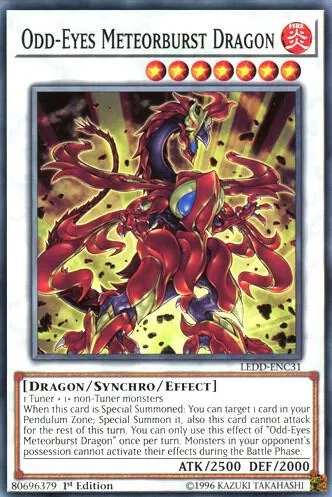 Odd-Eyes Meteorburst Dragon