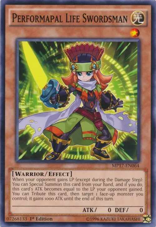 Performapal Life Swordsman