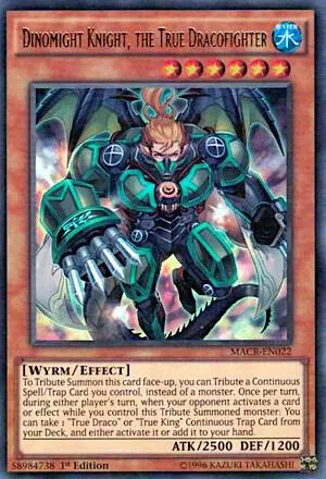 Dinomight Knight, the True Dracofighter - 1st Edition