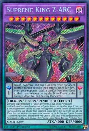 Supreme King Z-ARC - 1st Edition
