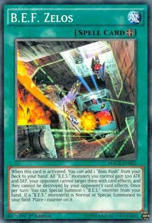 B.E.F. Zelos - 1st Edition