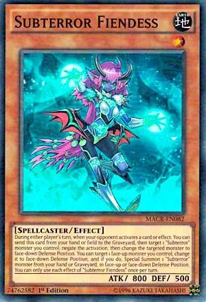 Subterror Fiendess - 1st Edition