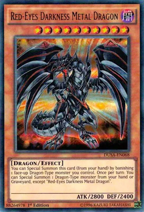Red-Eyes Darkness Metal Dragon