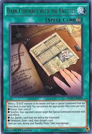 Dark Contract with the Entities - 1st Edition