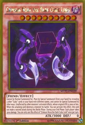 Crimson Nova the Dark Cubic Lord - 1st Edition