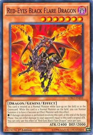 Red-Eyes Black Flare Dragon - Unlimited