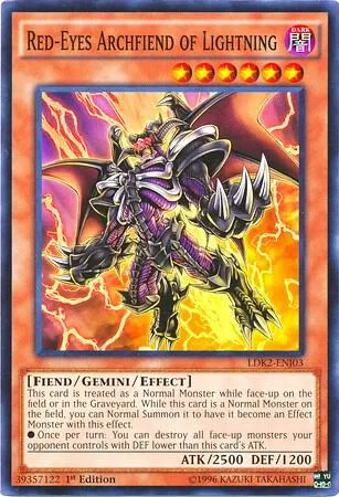 Red-Eyes Archfiend of Lightning - 1st Edition