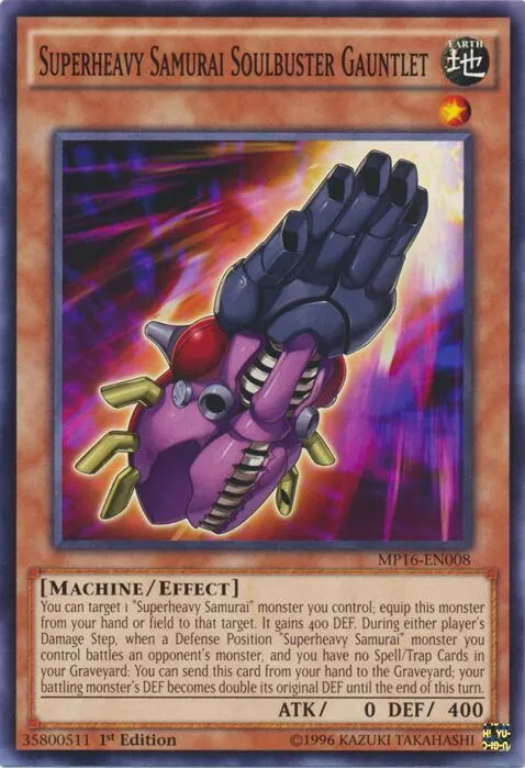 Superheavy Samurai Soulbuster Gauntlet - 1st Edition